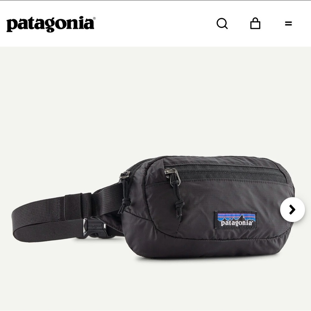 Patagonia Black Men's Waist Pack Belt Bag